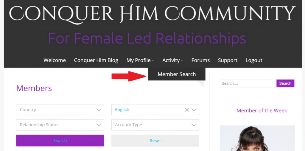 Female led relationship forum